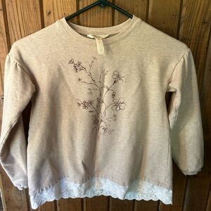 Girls size 8 Matilda Jane lightweight sweatshirt